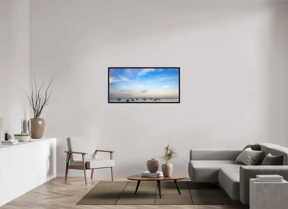 Anchored 49.8 x 24″ / Floater Frame WhiteWall App Product